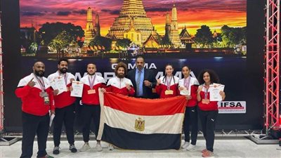 مصر تحصد 11 ميدالية في بطولة العالم للفنون القتالية المختلطة «MMA» بتايلاند