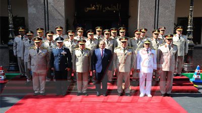 المجلس الأعلي للقوات المسلحة يعقد اجتماعاً برئاسة السيسي‎
