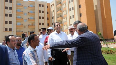 رئيس جهاز مايو خلال زيارة وزير الإسكان: تشطيب 4824 وحدة إسكان اجتماعى.. وتنفيذ 7584 أخرى