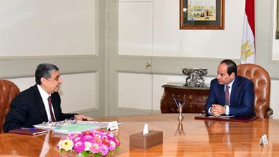 الرئيس السيسي يجتمع بوزير الكهرباء والطاقة المُتجددة‎