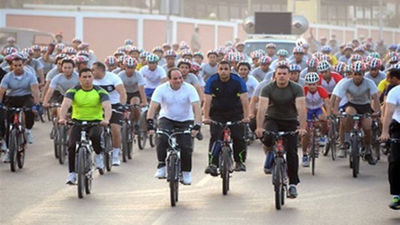 الرئيس يشارك فى ماراثون