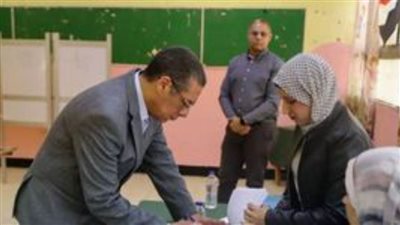 ياسر قمر يدلي بصوته بالانتخابات الرئاسية 2024