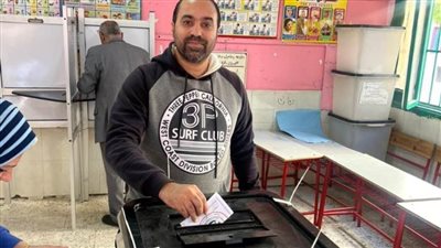 جمال حمزة يُدلي بصوته في الانتخابات الرئاسية