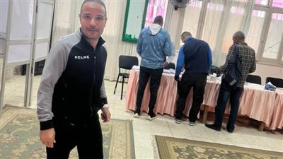 محمد مكي يُدلي بصوته في الانتخابات الرئاسية