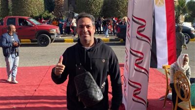 أمير عبدالحميد يُدلي بصوته في الانتخابات الرئاسية