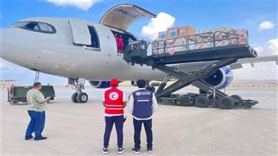 الكويت ترسل الطائرة الإغاثية الـ 39 إلى مطار العريش لإغاثة غزة