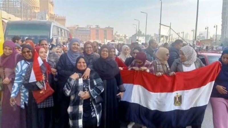 جانب من مشاركة أهالي