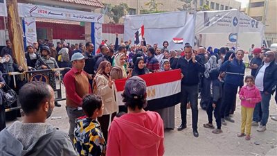 أهالي حدائق القبة يصطفون في طوابير طويلة أمام اللجان باليوم الثالث والأخير للانتخابات الرئاسية