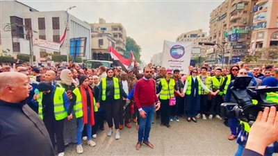 مستقبل وطن ينظم مسيرة حاشدة بمدينة طنطا لدعم المشاركة السياسية