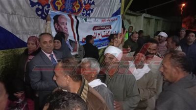توافد كثيف على المقار الانتخابية في الفترة المسائية بكفر الشيخ
