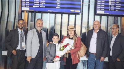 بشرى حجيج فى ليبيا لمتابعة بطولة إفريقيا لناشئي الطائرة