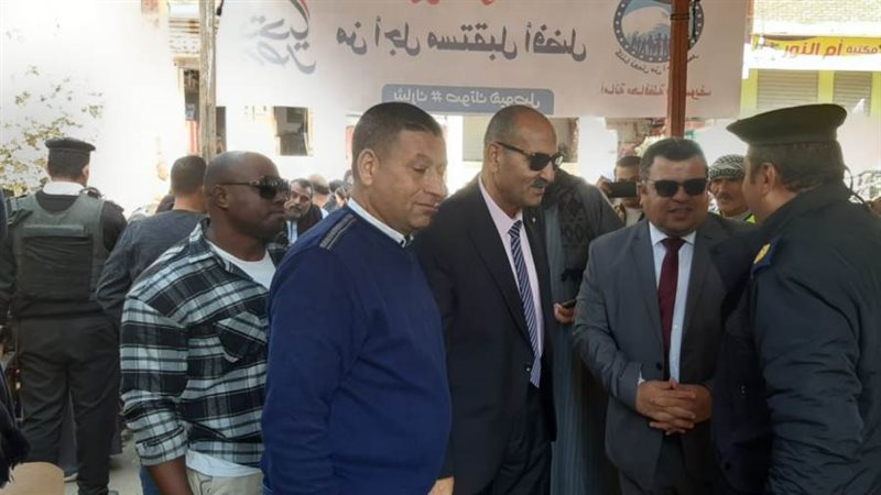 سكرتير بنى سويف يتفقد