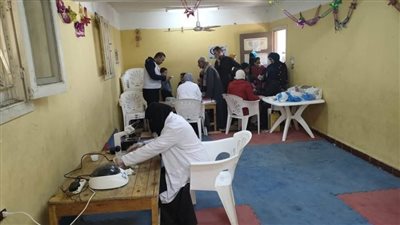 حياة كريمة.. قافلة سكانية شاملة بقرية درشاي بالبحيرة