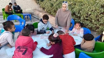 تدريبات لتنمية المهارات الإبداعية لأطفال مركز فنون كفر الشيخ