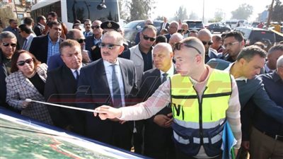 وزير النقل ومحافظ كفر الشيخ يتفقدان أعمال إنشاء طريق دسوق المزدوج بطول 30 كم 