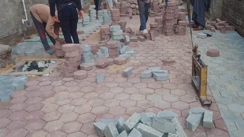 تركيب الانترلوك بالشوارع