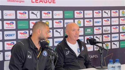 الترتيبات الإعلامية لمباراة بيراميدز وصن داونز 