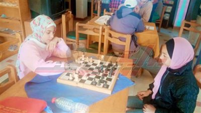 إقامة نهائي مسابقة الشطرنج للنشء بشباب كفر الشيخ 