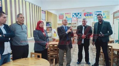عبدالله: يتفقد عددًا من مدارس كفر الشيخ