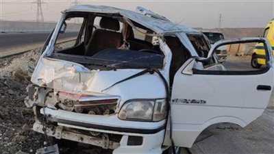 خروج 15 مصابًا.. تفاصيل الحالة الصحية لمصابي انقلاب ميكروباص بالدقهلية