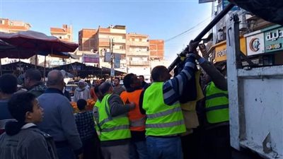 حملات مكبرة لرفع وإزالة التعديات والإشغالات بالبحيرة