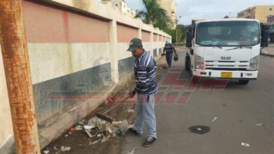 رفع مستوى النظافة والقضاء على مقالب التراكمات والمخلفات بكفر الشيخ