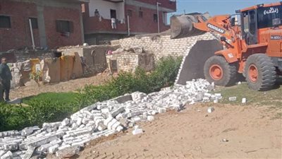 تنفيذ عدة حملات لإزالة ٢٢ حالة تعدٍّ على الأراضي الزراعية بمساحة ٧ قراريط