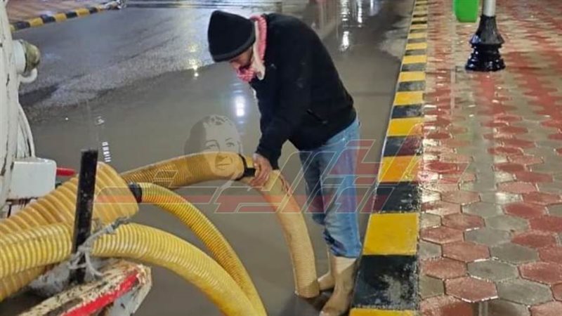 رفع مياه الأمطار