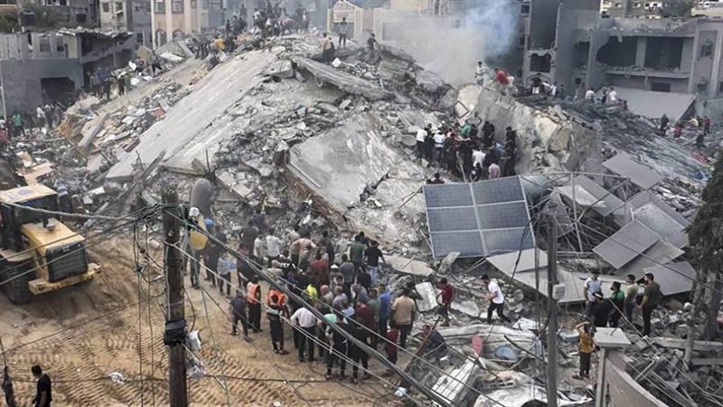 شهداء وجرحى في قصف