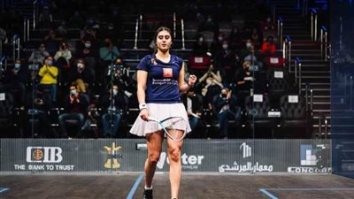 نور الشربيني تتصدر تصنيف الإسكواش للأسبوع الـ17 على التوالي