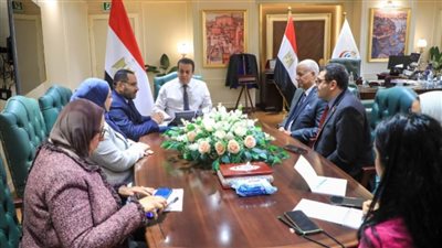 وزير الصحة يجتمع برئيس جامعة العلمين لبحث سبل التعاون في مجال التدريب