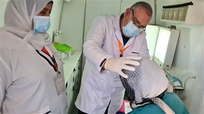الكشف على 1279 مواطنا في قافلة طبية مجانية بقرية الكفاح بالبحيرة 
