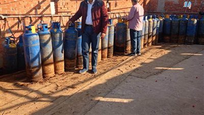 ضبط مصنع لتجميعه أسطوانات الغاز واستخدامها في غير الأغراض المخصصة بالبحيرة 