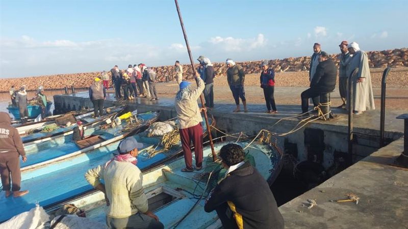 ميناء التراكى بالبحيرة