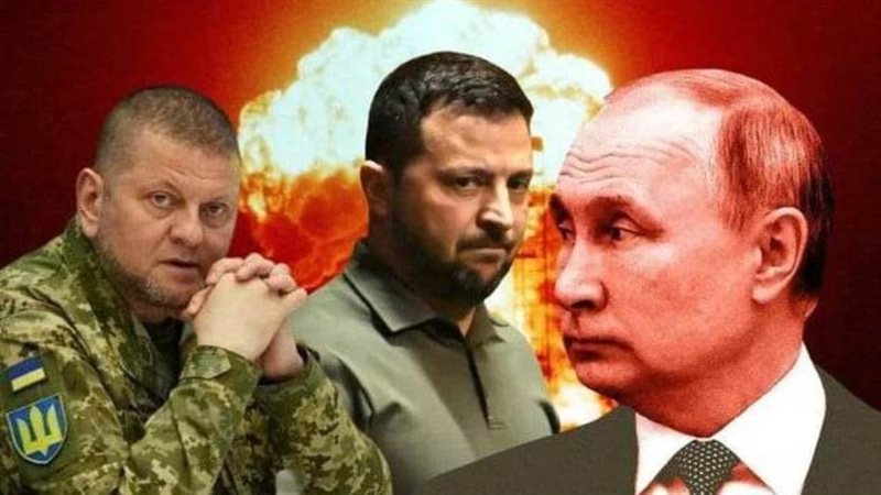 بوتين وزالوني وبينهما