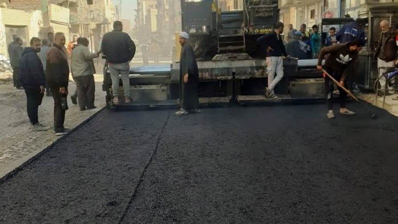 جانب من الرصف