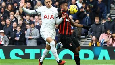 توتنهام يفوز على بورنموث 3ـ1 في الدوري الإنجليزي