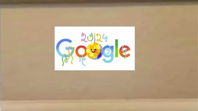 عاجل.. Google يحتفي بالسنة الميلادية 2024