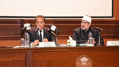 جمعة وعبدالغفار يلتقيان قيادات الوزارتين بأكاديمية الأوقاف الدولية