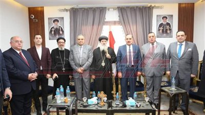 كفر الشيخ تحتفل بعيد الميلاد المجيد بكنيسة مارمينا والبابا كيرلس