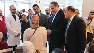 رئيس الرعاية الصحية يتفقد المنشآت الصحية بالسويس قبيل الافتتاحات الرئاسية المرتقبة