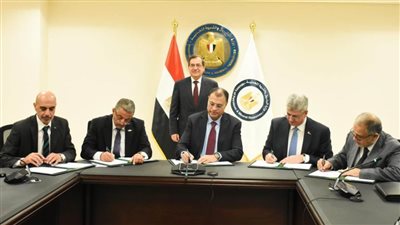 توقيع بروتوكول لإمداد 