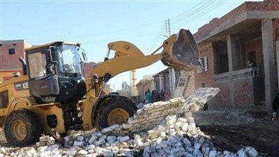 إيقاف 11 حالة تعدٍ علي أراضٍ زراعية وبناء مخالف بأحياء الإسكندرية