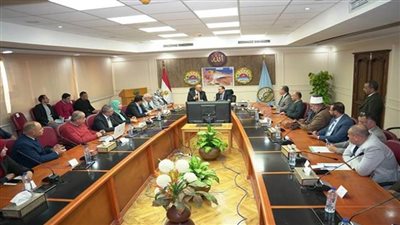 سكرتير محافظة مطروح يناقش وضع خطة لتحسين الوضع السكاني مع نائب وزير الصحة