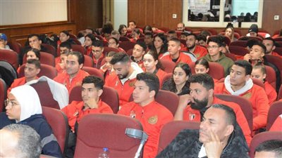 المنظمة المصرية لمكافحة المنشطات تستكمل الندوات التوعوية مع أبطال الجمباز والريشة الطائرة