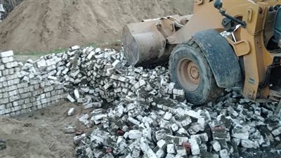 إزالة 19 حالة تعدٍ على الأراضي الزراعية وأملاك الدولة بالبحيرة