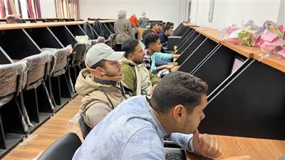 نائب رئيس جامعة دمنهور يتفقد لجان الامتحانات