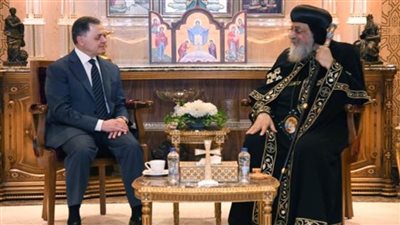 وزير الداخلية يهنئ البابا تواضروس بمناسبة الاحتفال بعيد الميلاد
