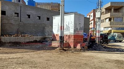 نقل كشك كهرباء مسجد أبوغنام الأثري ببيلا بتكلفة 268 ألف جنيه