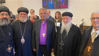 وفد كنسي أرثوذكسي لتهنئة رئاسة الطائفة الإنجيلية بالعيد